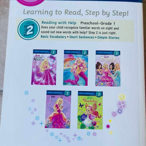 Barbie Fairytale Collection Step Into Reading 5 Story Book Collection - Picture 5 of 12